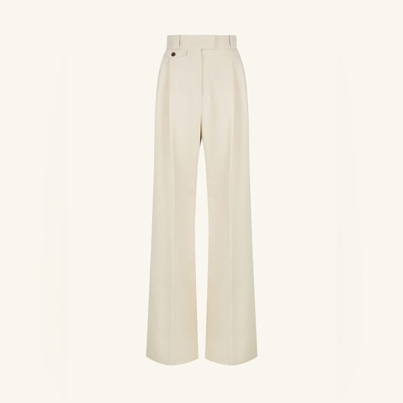 NWT Shona Joy Irena High Waisted Tailored Pant Bone Womens Size 10 - Picture 5 of 12